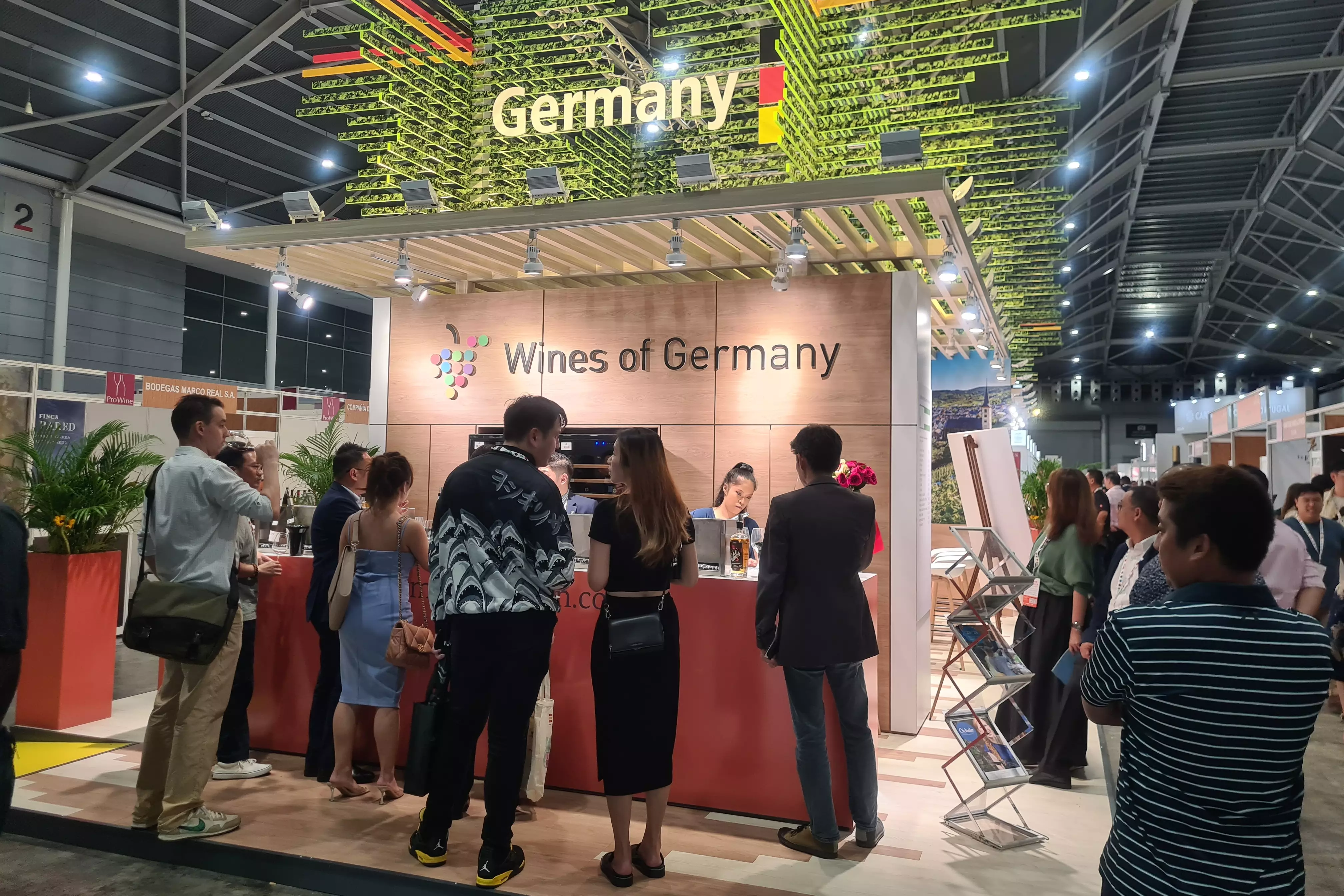 Prowine Singapur 2024, Wines of Germany Degustationsstand